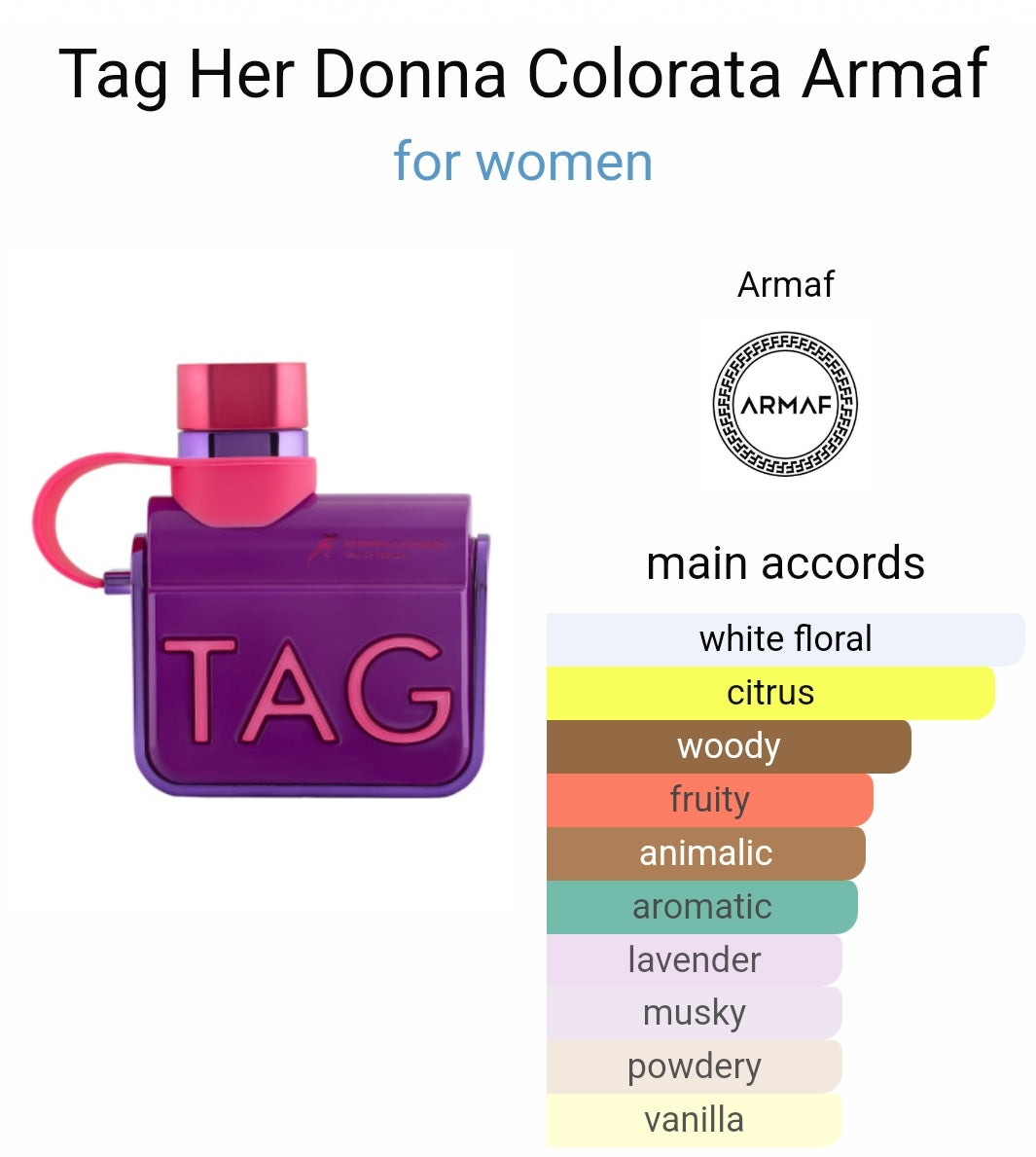 Armaf Tag Her Donna Colorata