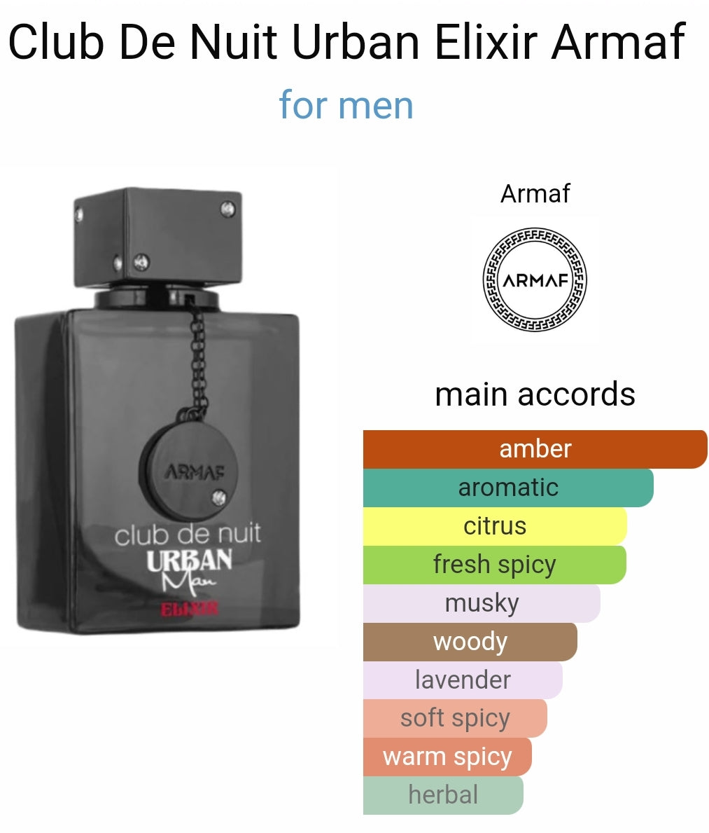 Club de nuit Urban Elixir EDP