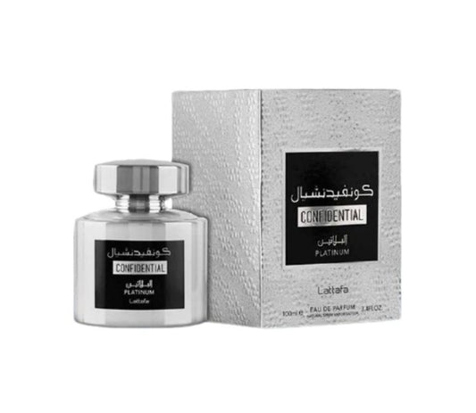 Confidential Platinum by Lattafa 3.4oz EDP