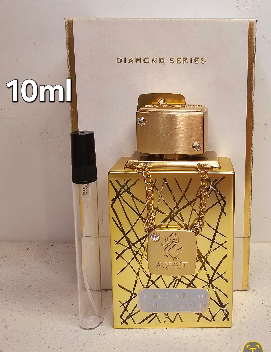 Sample 10ml Solid Gold Extrait de parfum Ayat